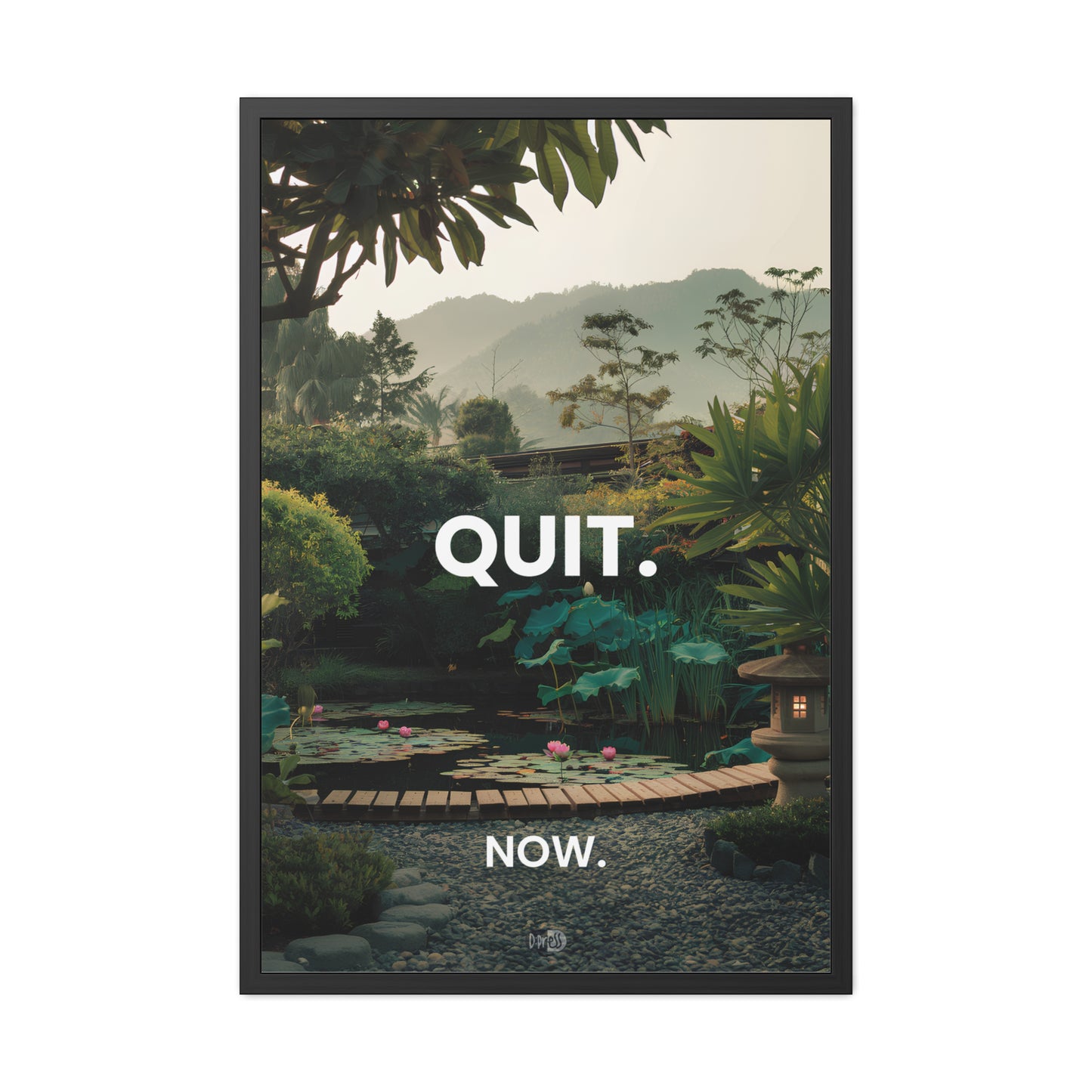 Quit - Japanese Garden Artwork