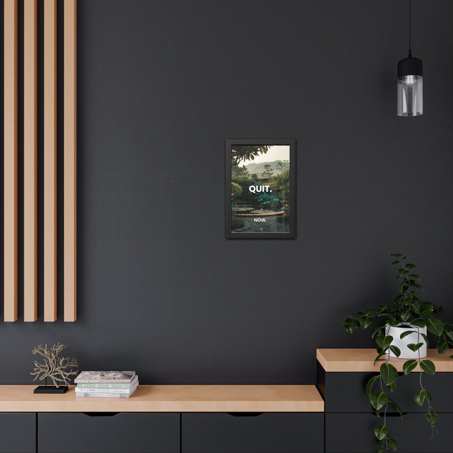 Quit - Japanese Garden Artwork