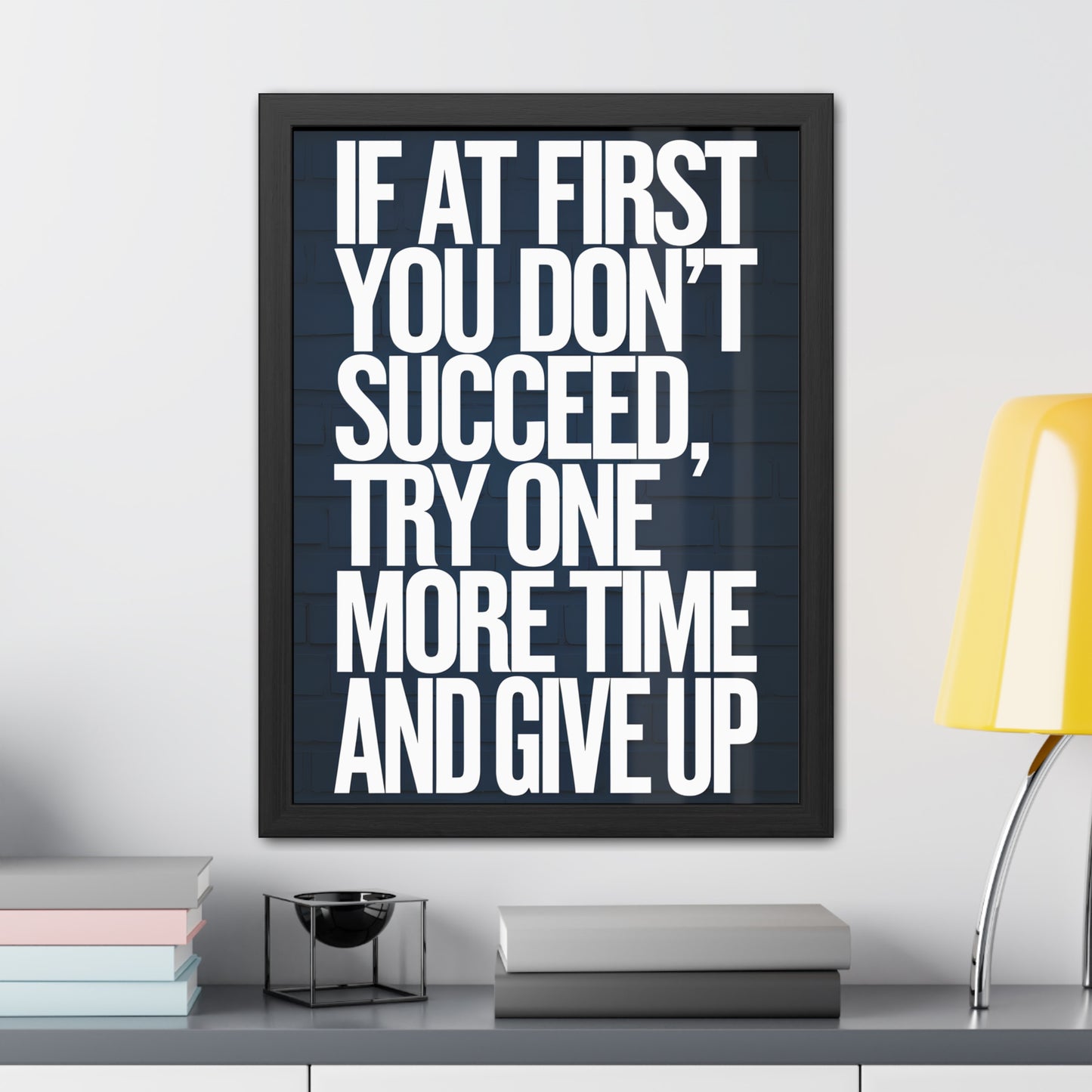 Give Up - Sports Poster