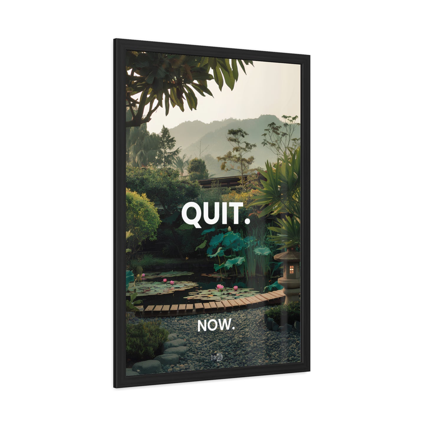 Quit - Japanese Garden Artwork