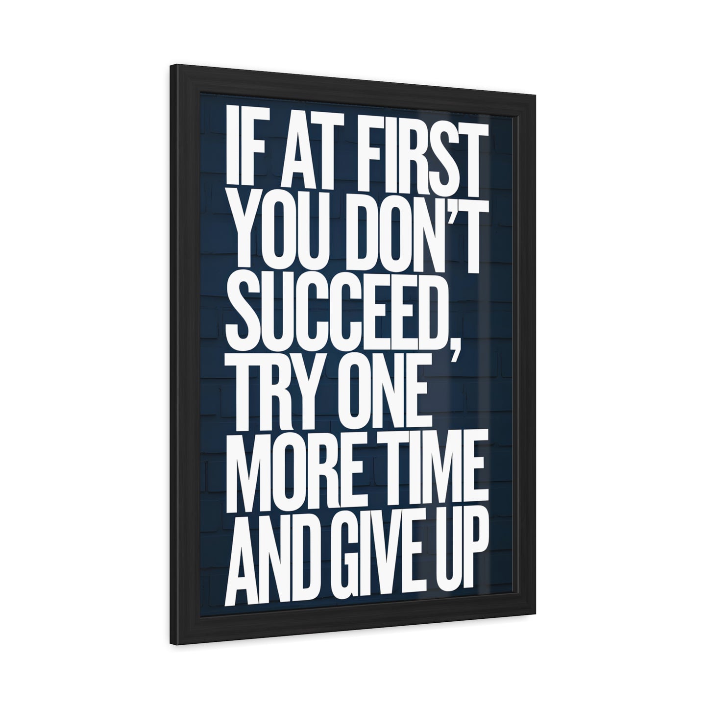 Give Up - Sports Poster