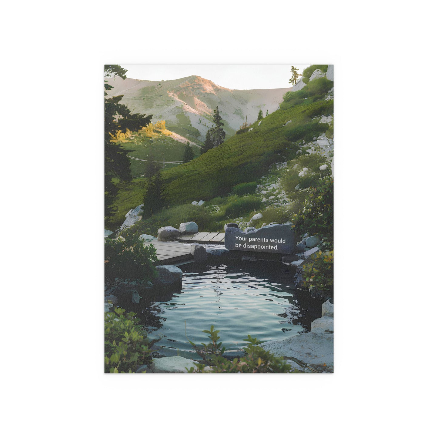Disappointed Parents - Mountain Lake Rock