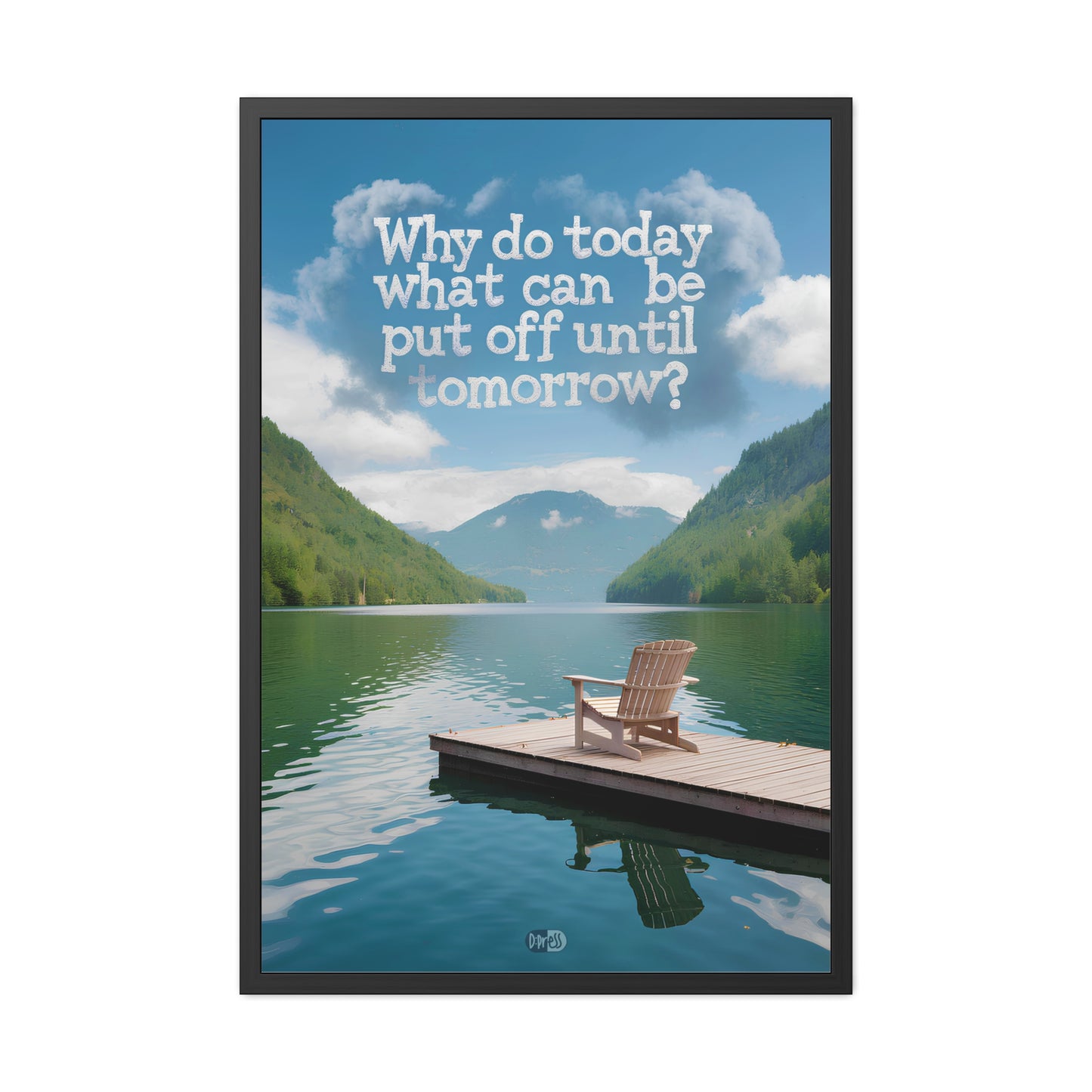 Tomorrow - Lake Dock