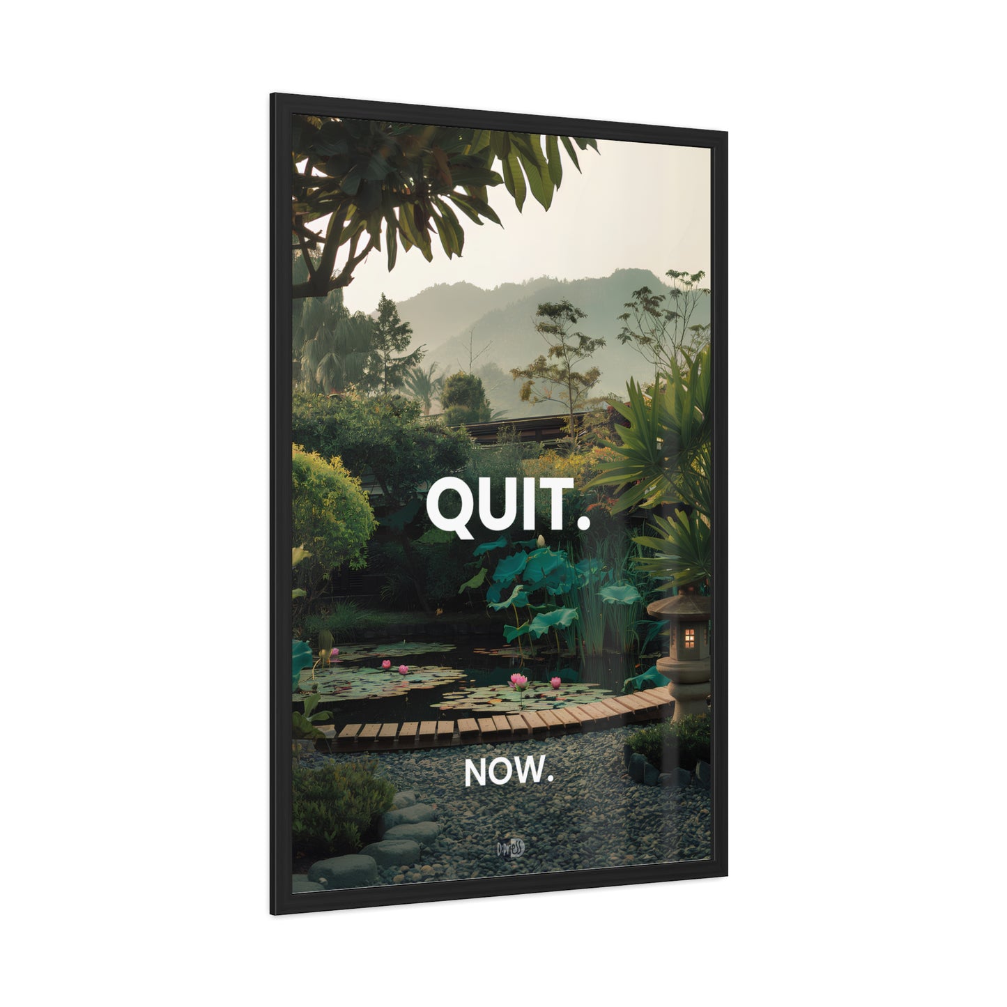 Quit - Japanese Garden Artwork