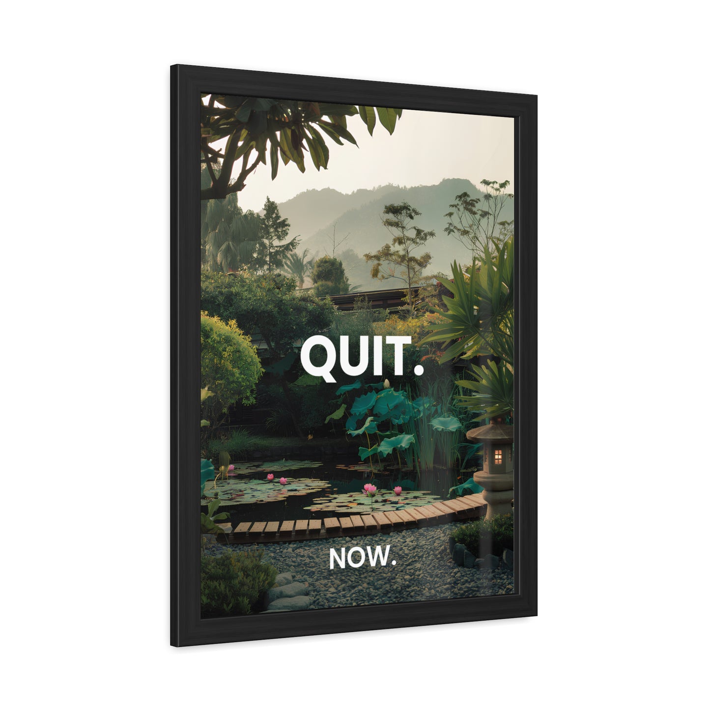 Quit - Japanese Garden Artwork