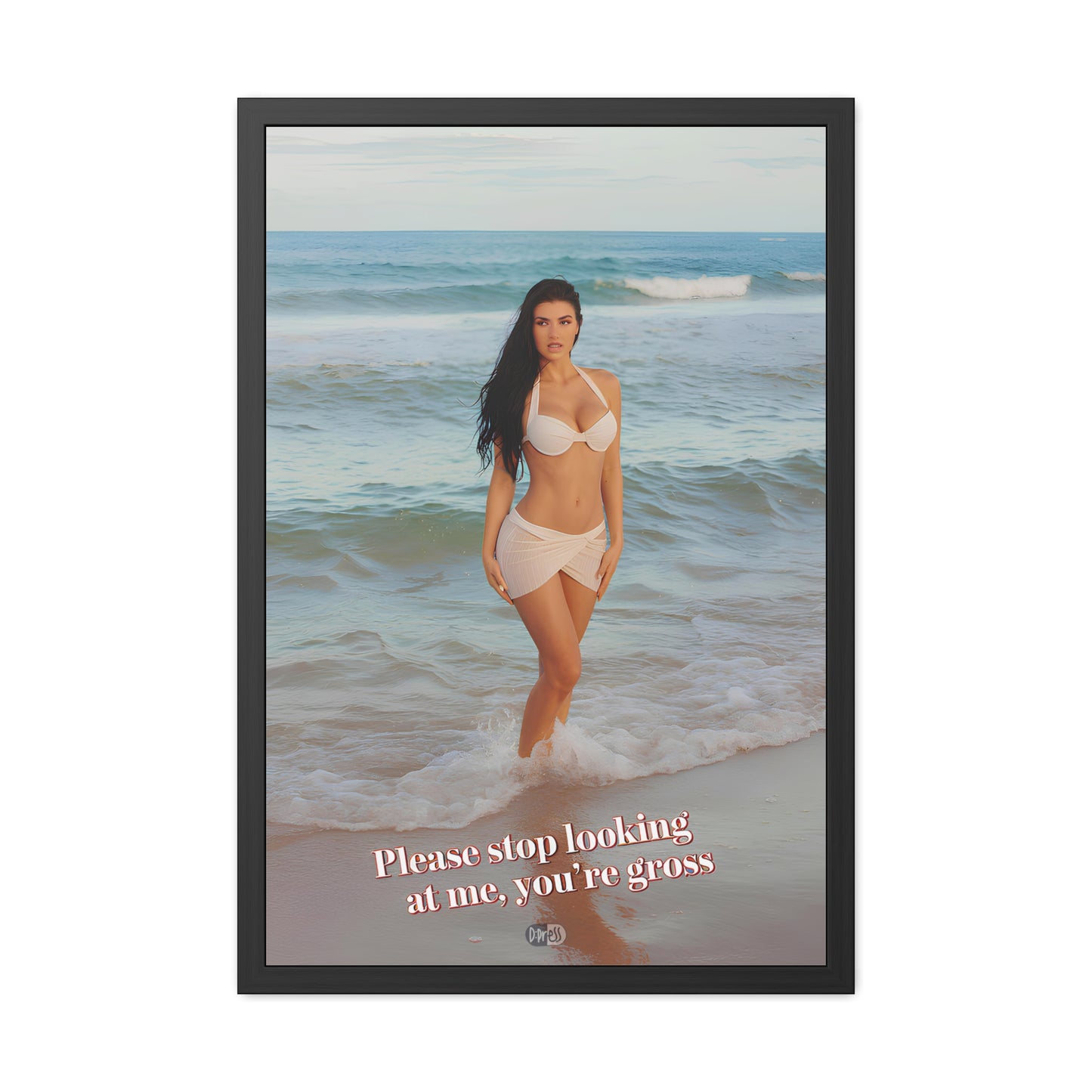 You're Gross - Woman on the Beach