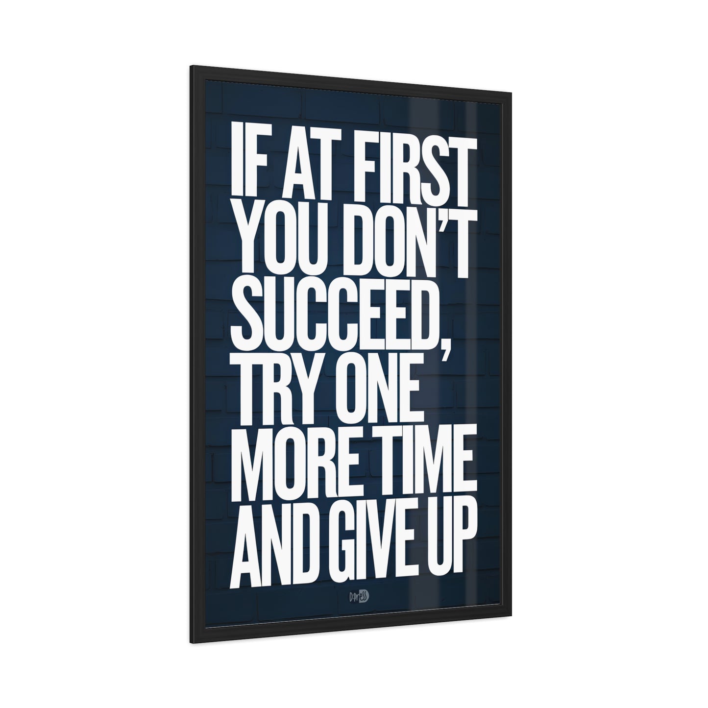 Give Up - Sports Poster