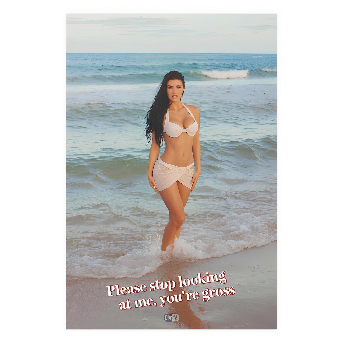 You're Gross - Woman on the Beach