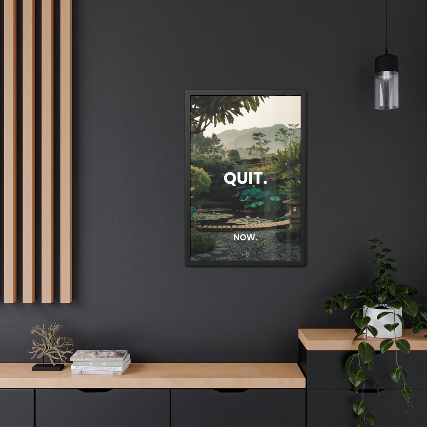 Quit - Japanese Garden Artwork