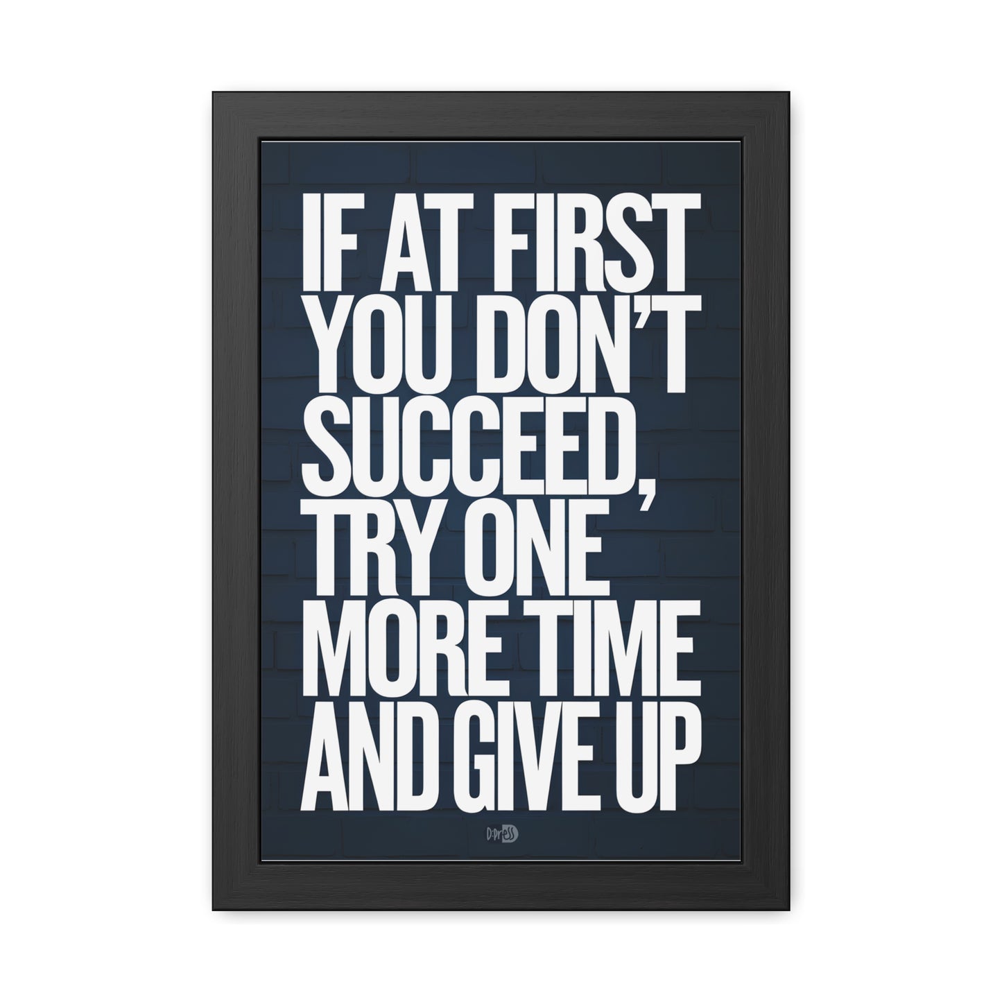 Give Up - Sports Poster