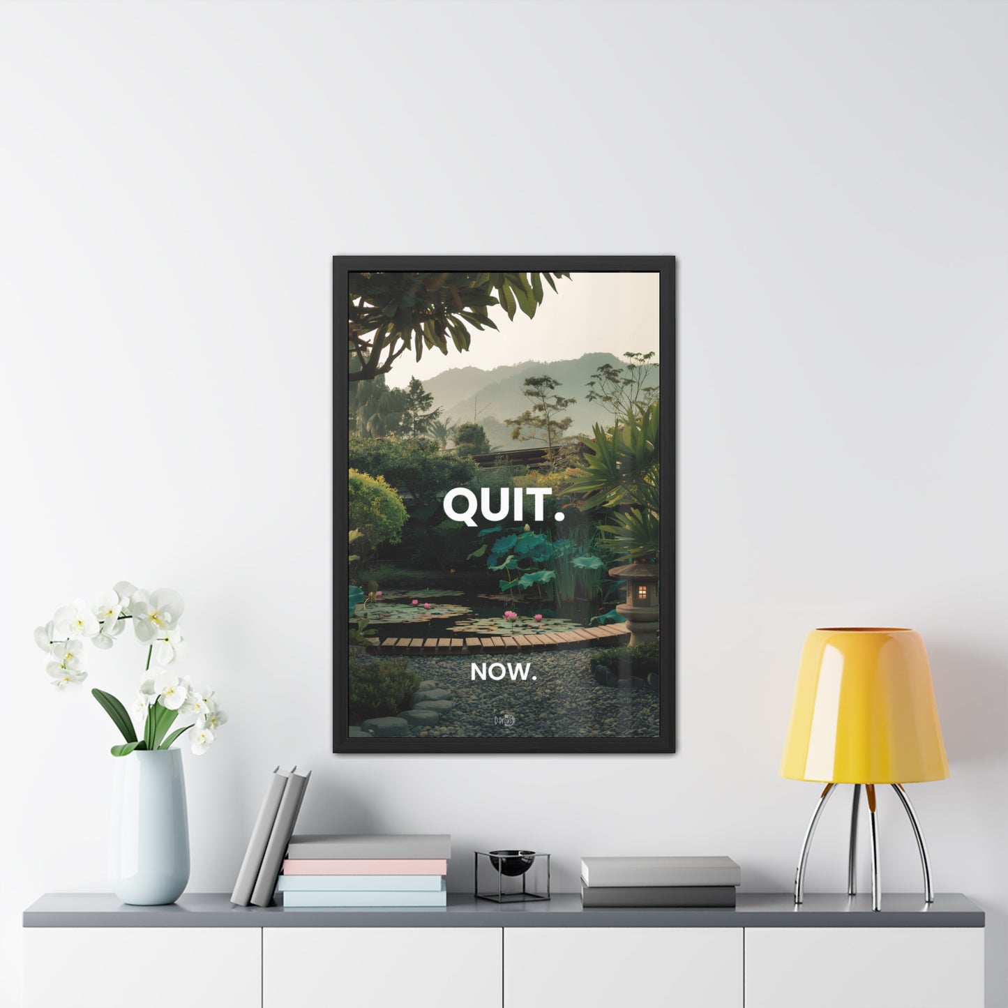 Quit - Japanese Garden Artwork