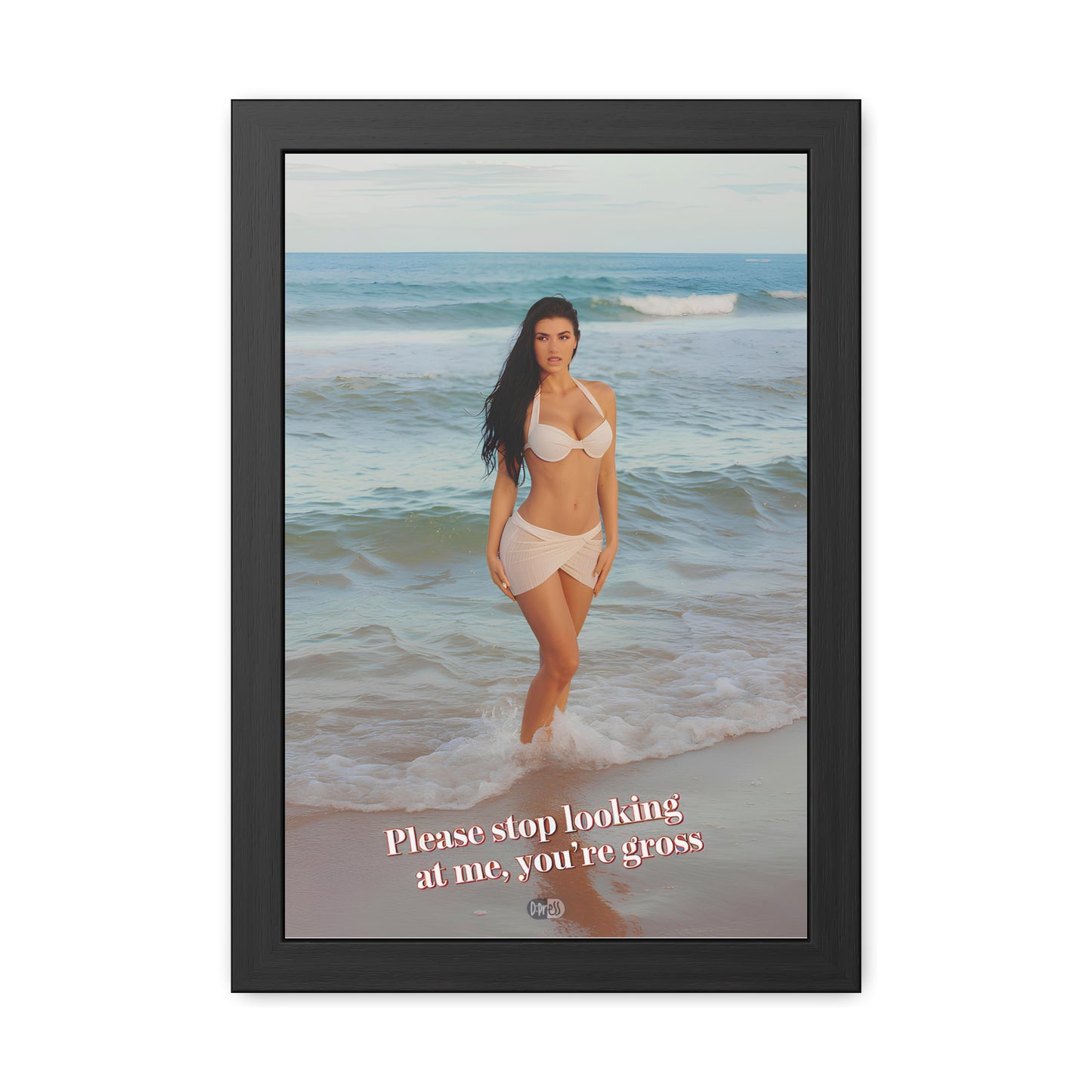 You're Gross - Woman on the Beach