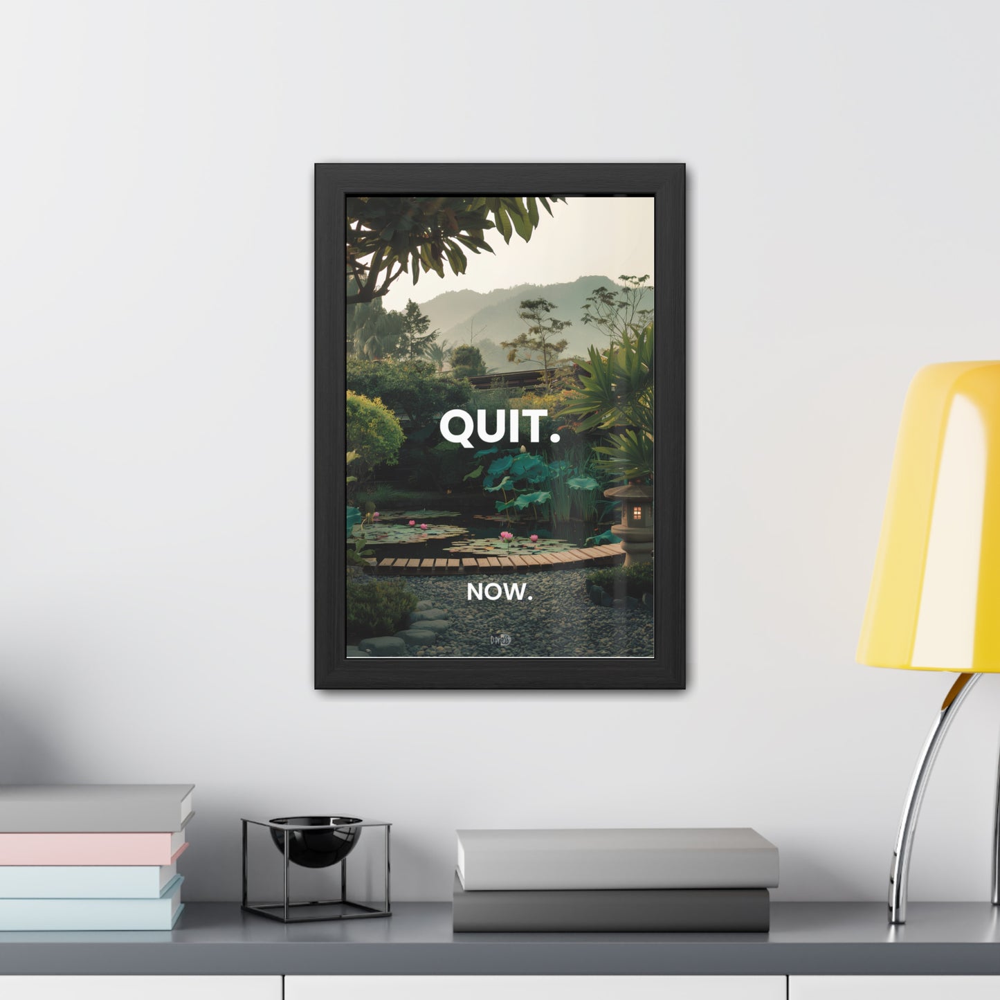Quit - Japanese Garden Artwork