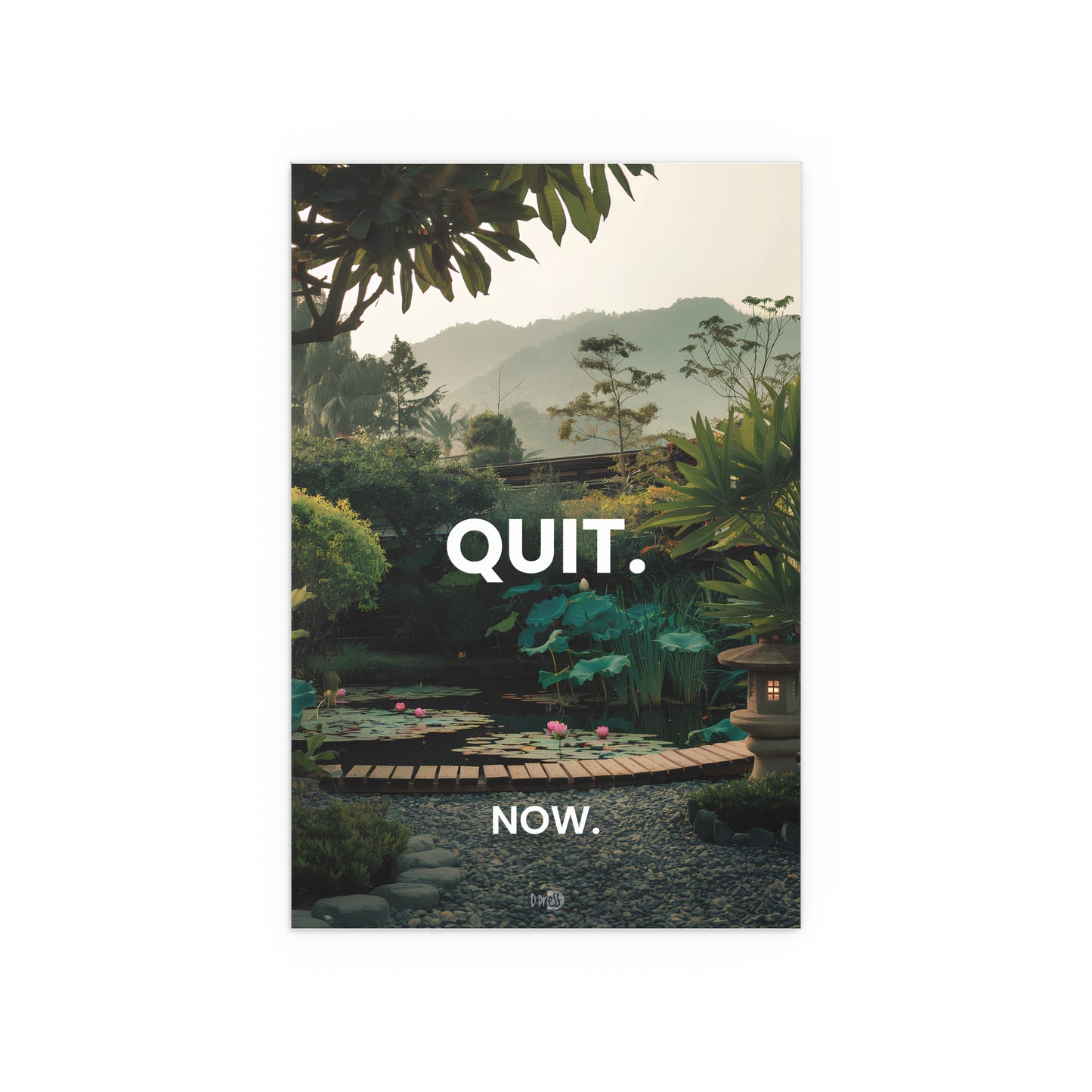 Quit - Japanese Garden Artwork