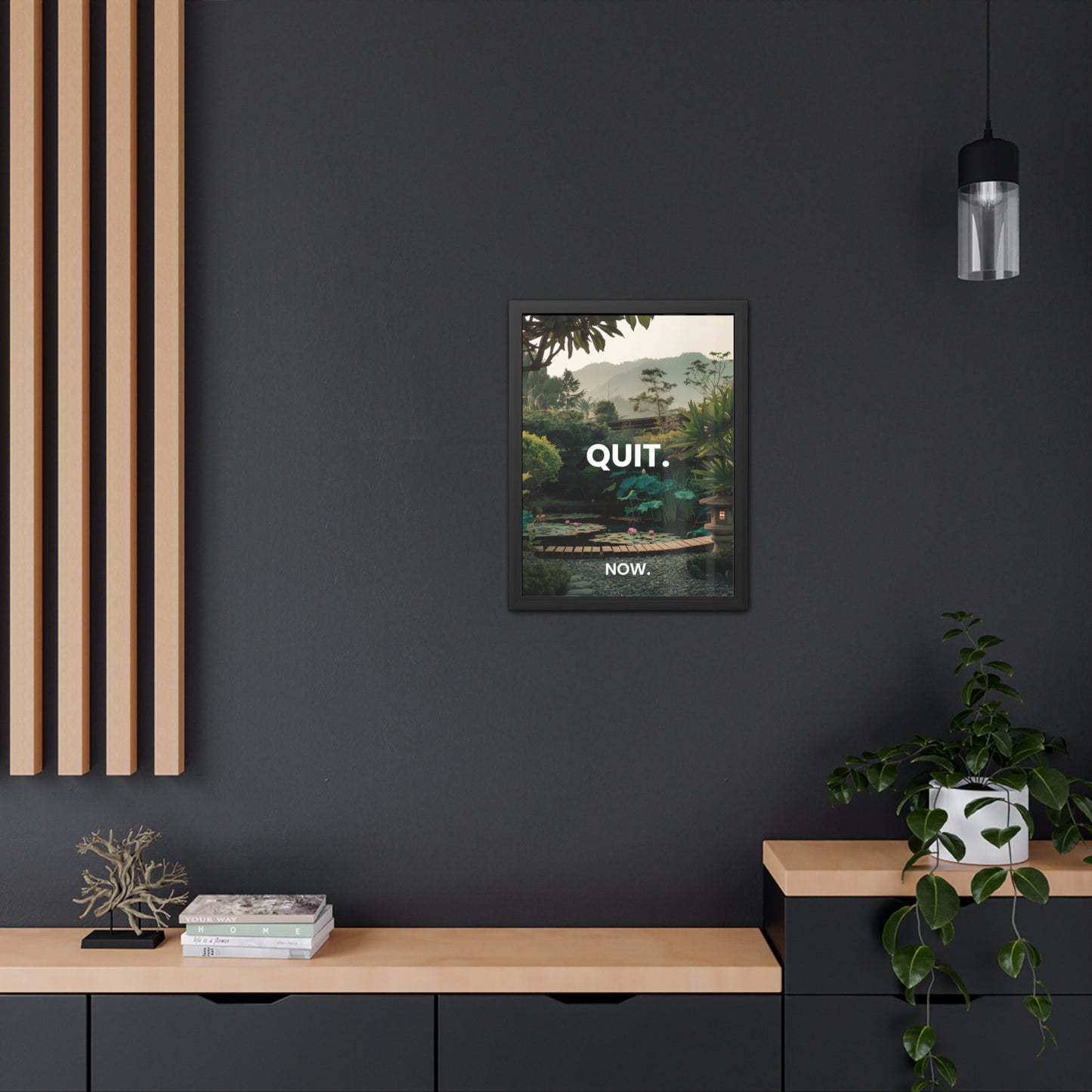 Quit - Japanese Garden Artwork