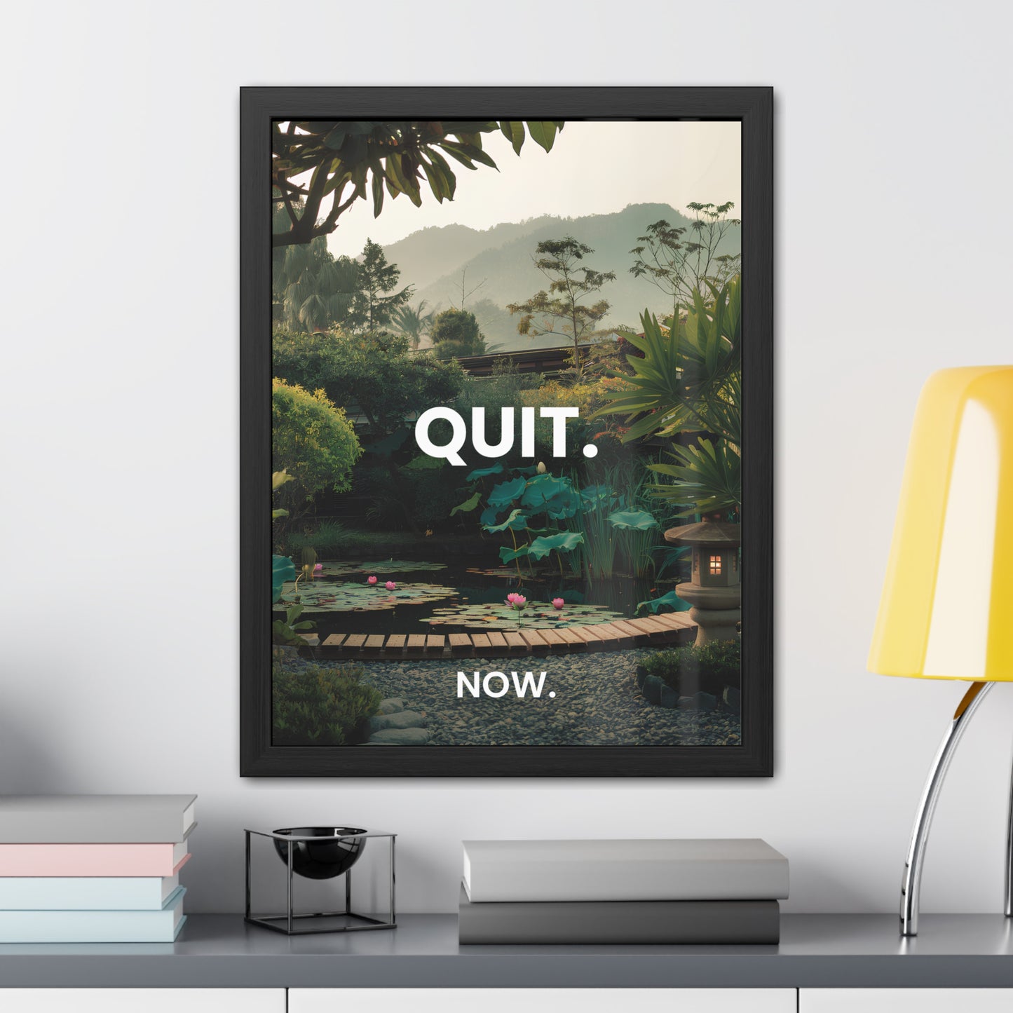 Quit - Japanese Garden Artwork