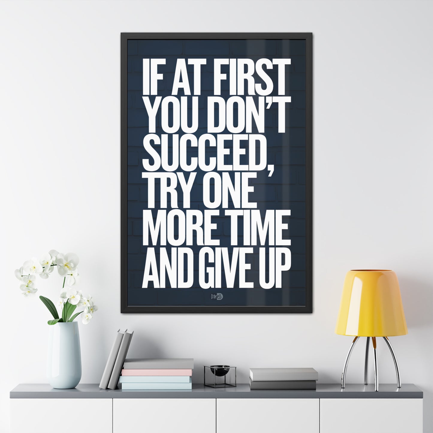 Give Up - Sports Poster