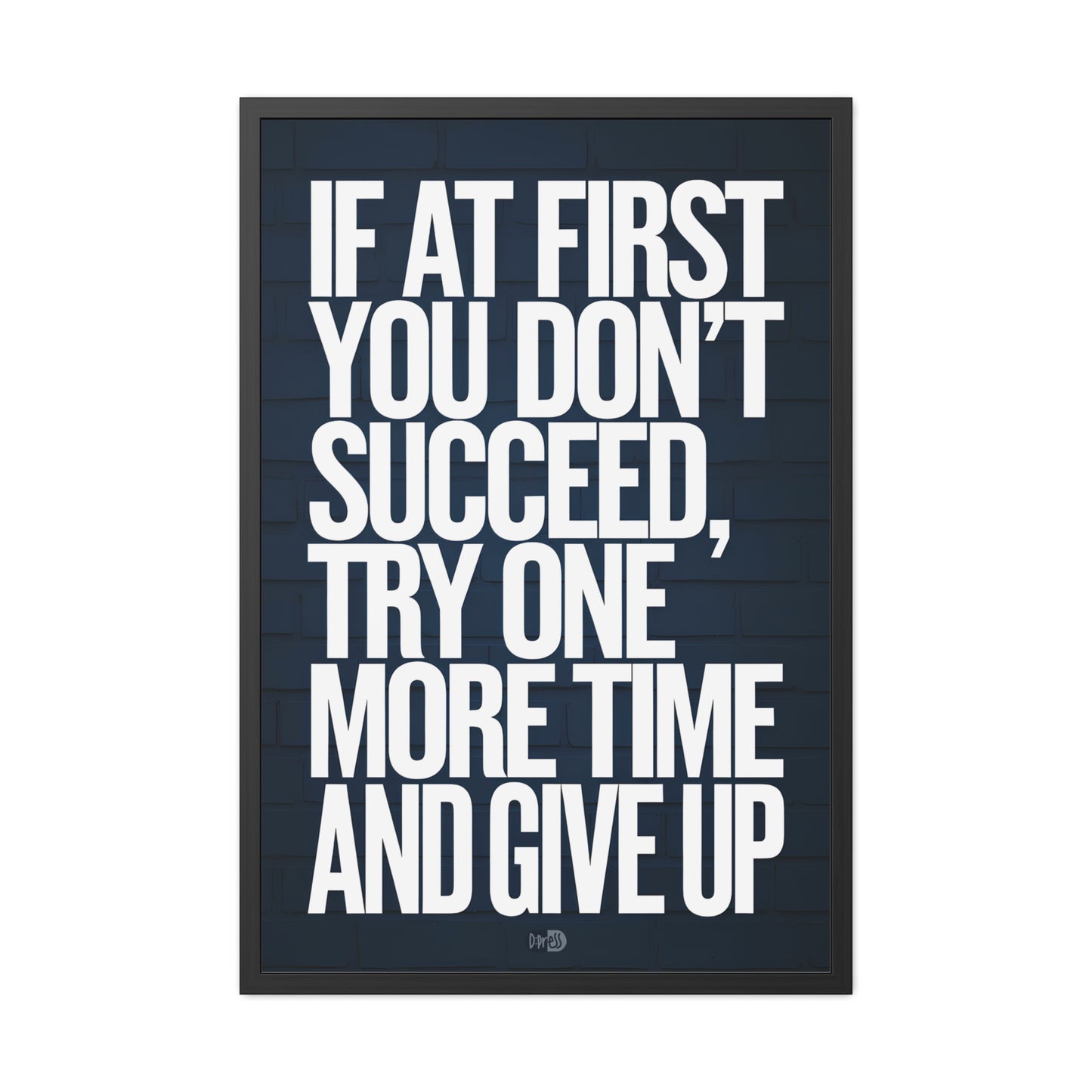 Give Up - Sports Poster