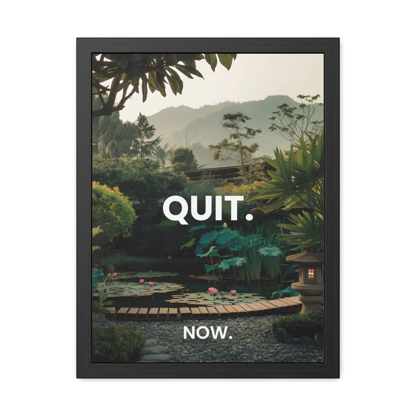 Quit - Japanese Garden Artwork