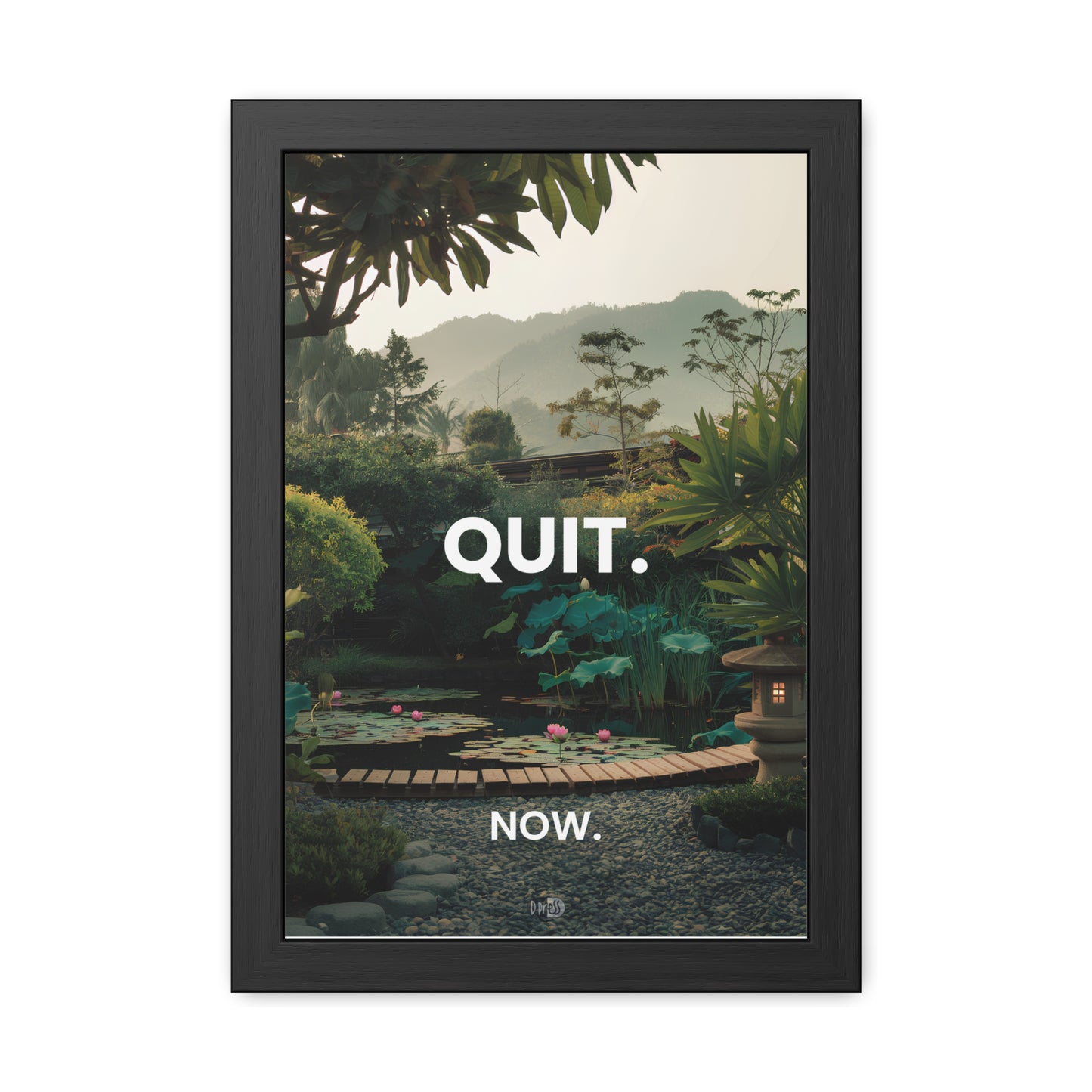 Quit - Japanese Garden Artwork