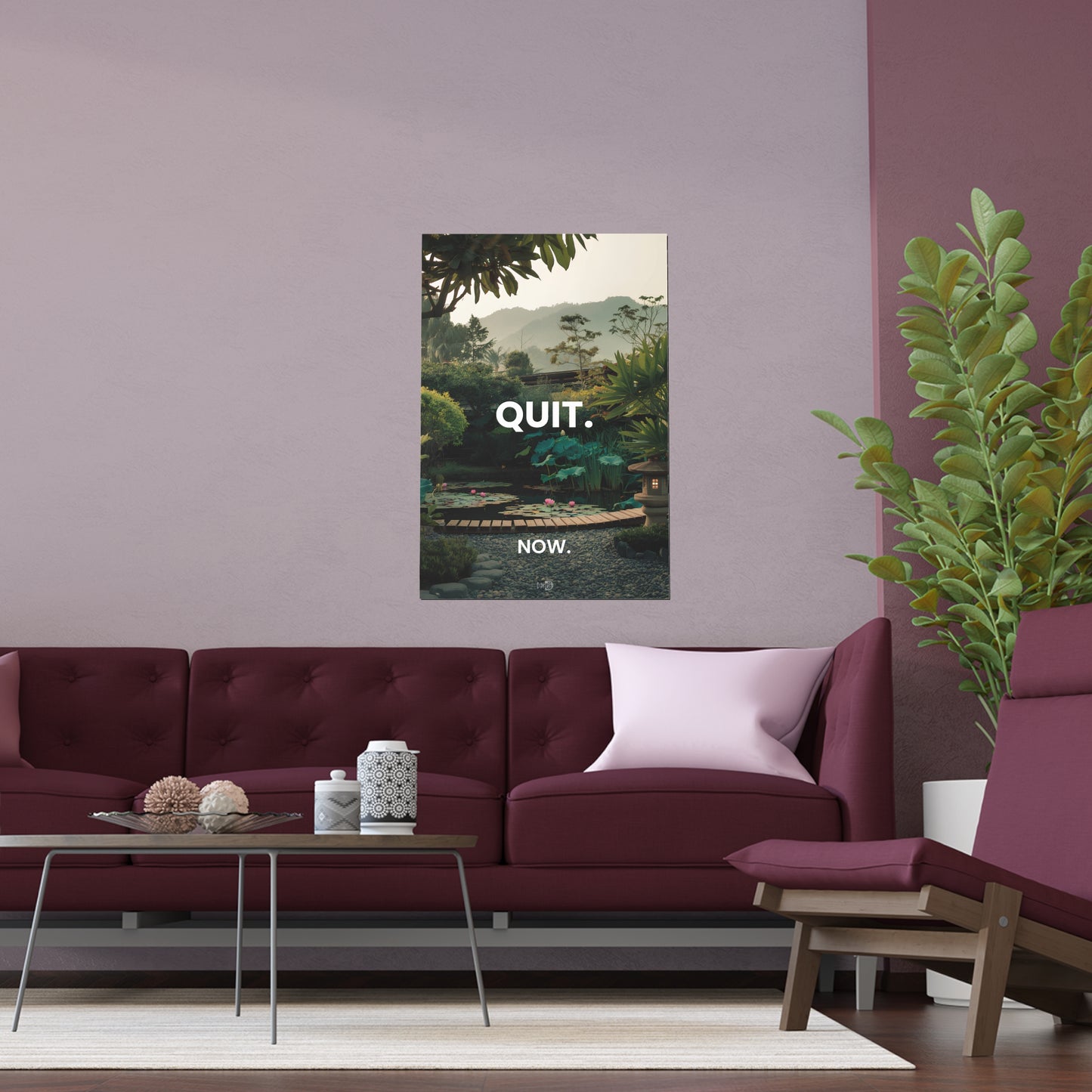 Quit - Japanese Garden Artwork