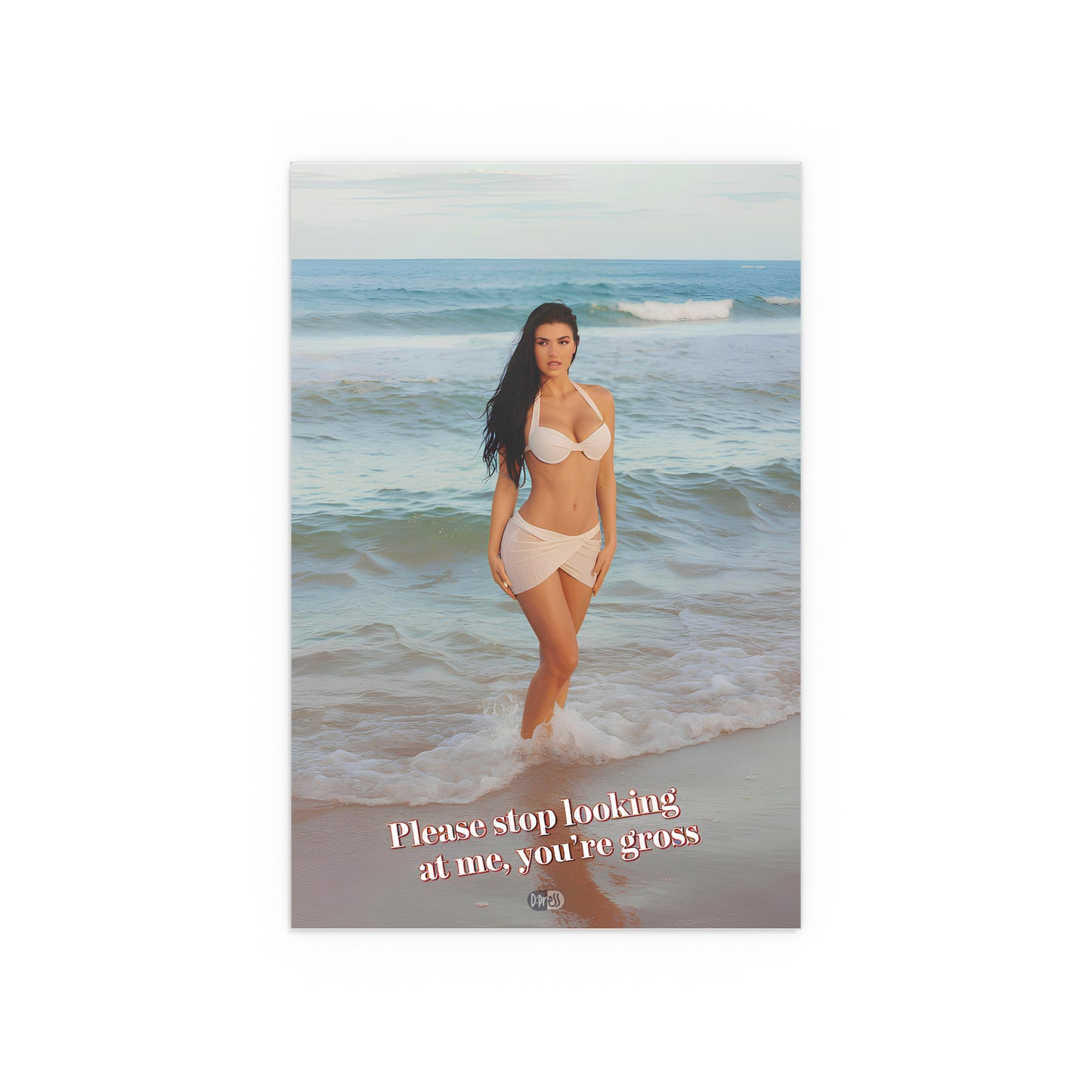 You're Gross - Woman on the Beach