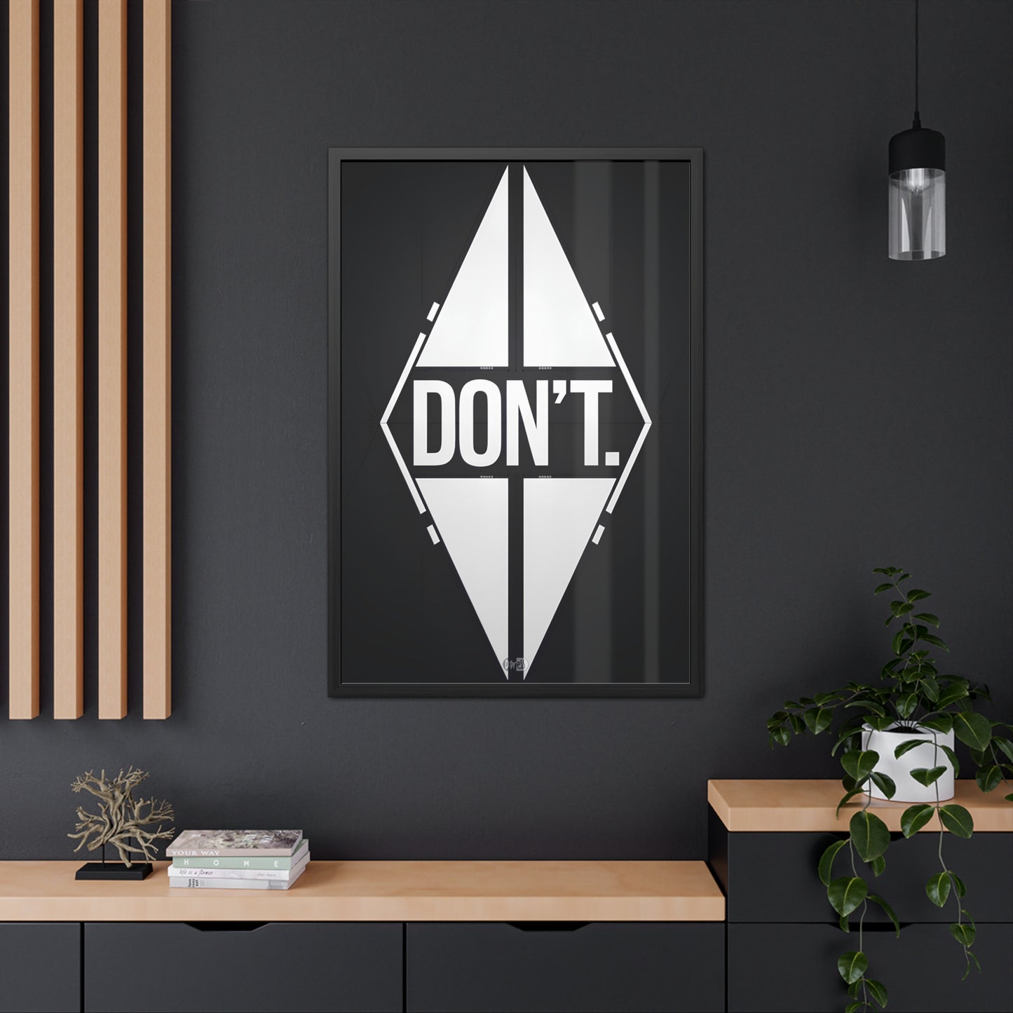 Don't - Diamond B&W