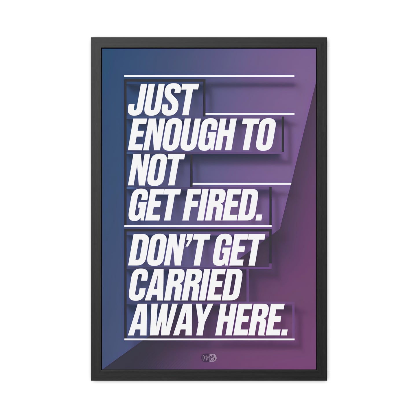 Just Enough - Poster