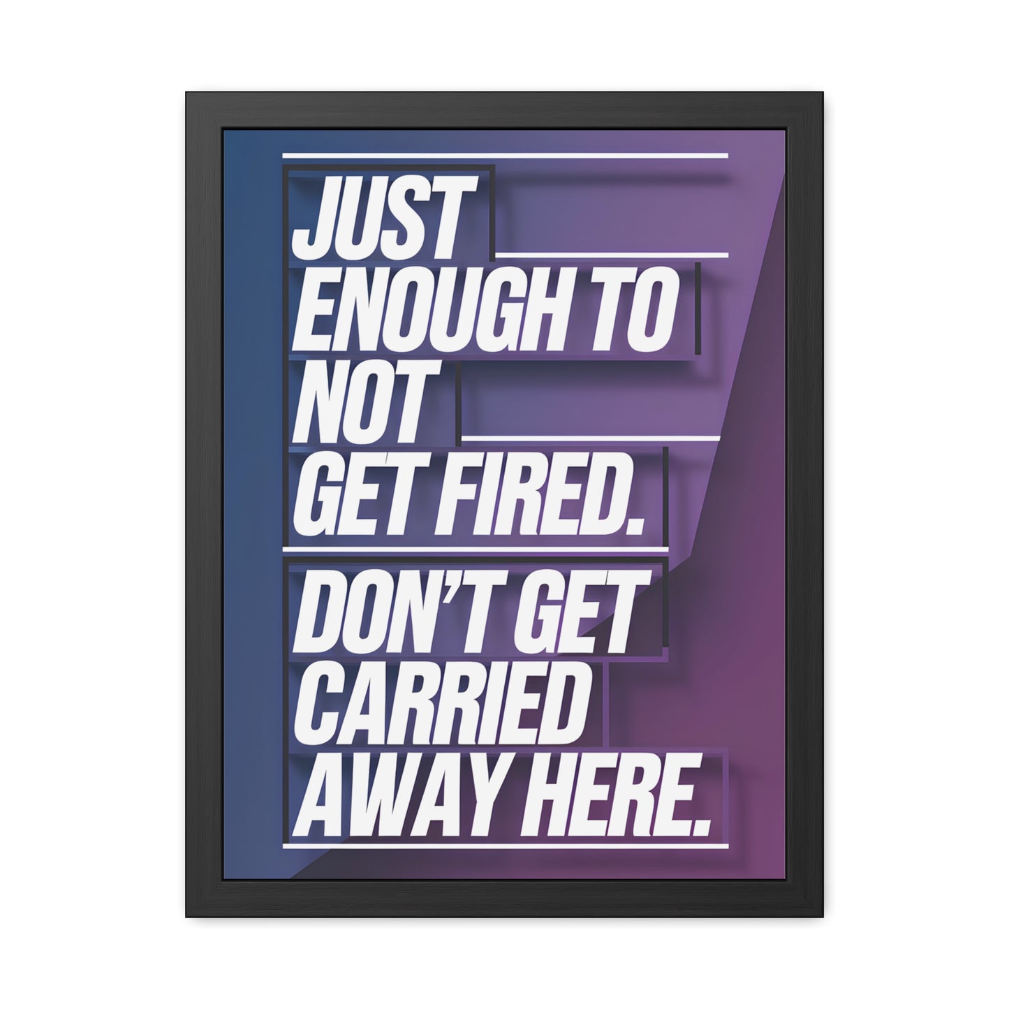 Just Enough - Poster