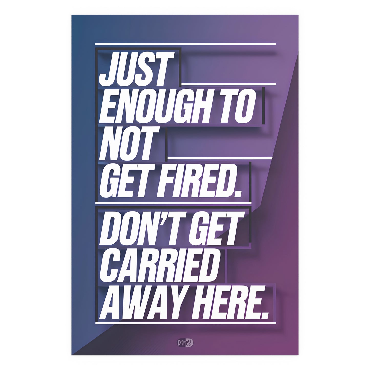 Just Enough - Poster