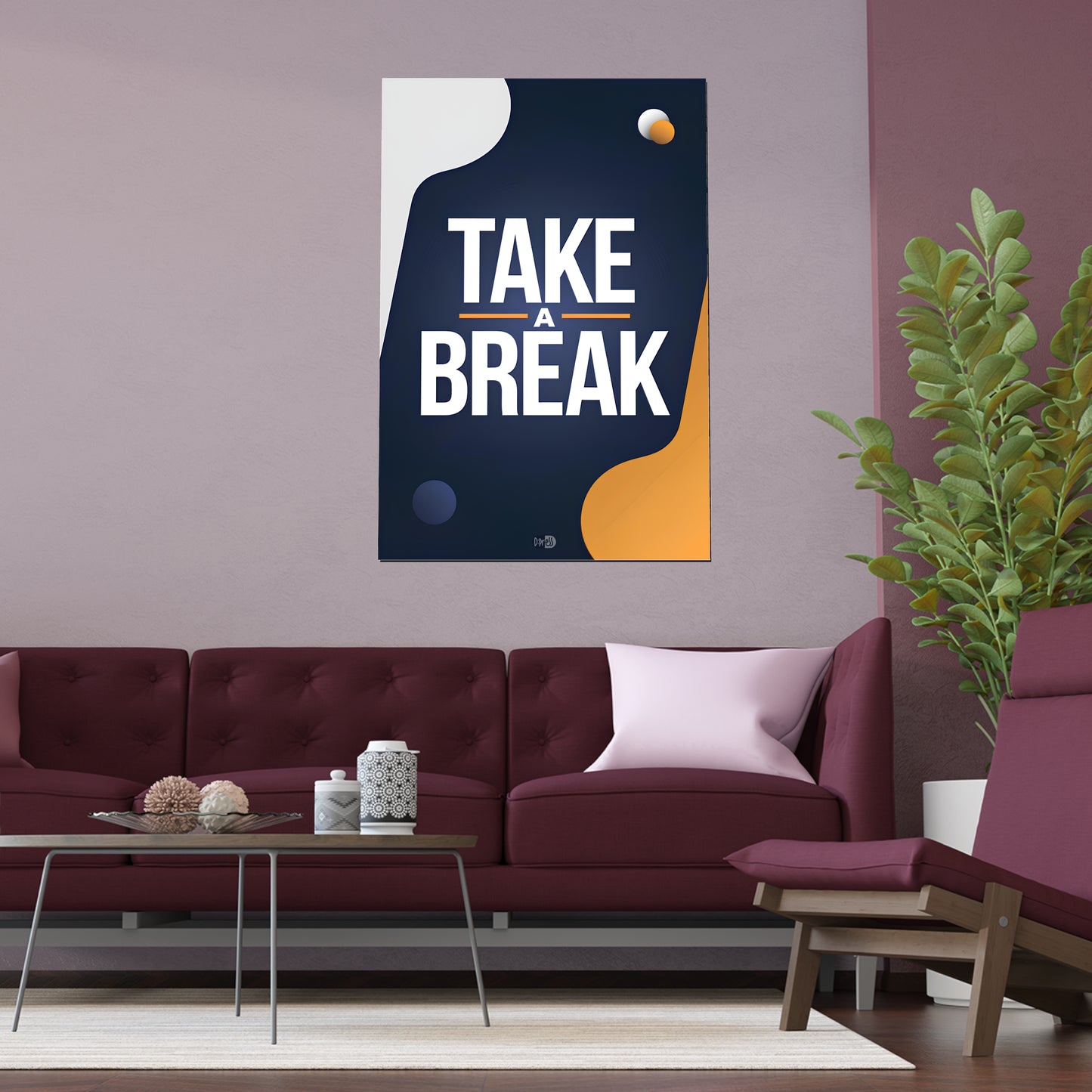 Take a Break - Sports Poster