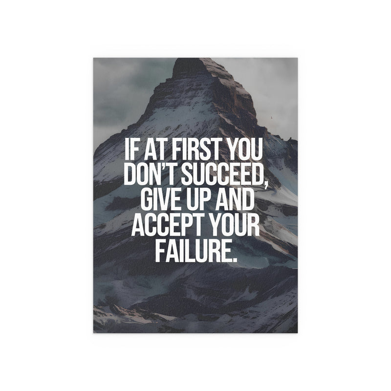 Accept Your Failure - Mountain