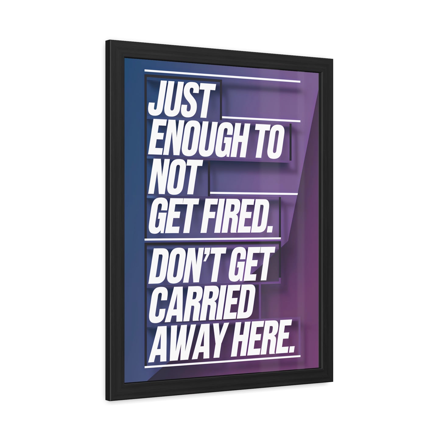 Just Enough - Poster