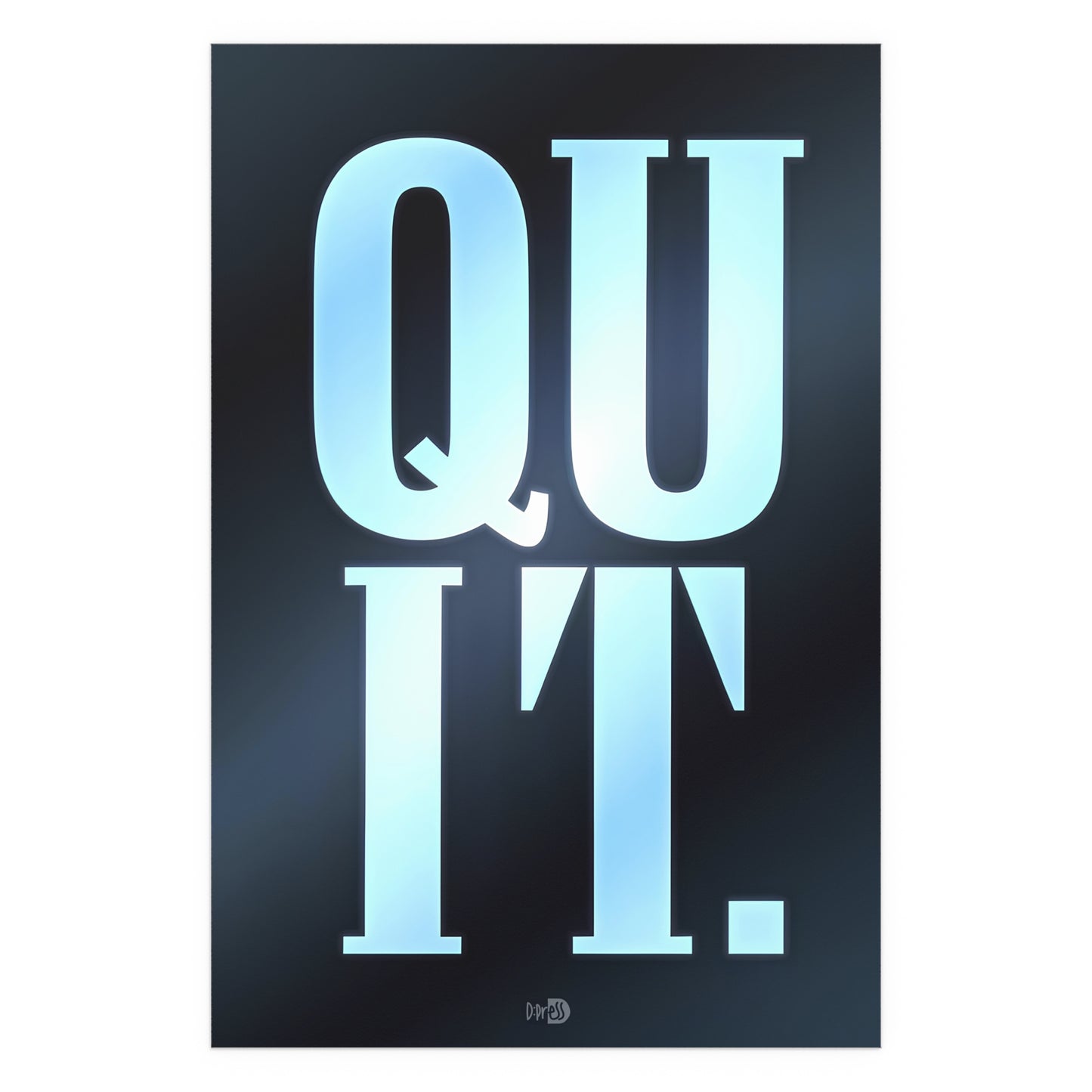 Quit - Military Font