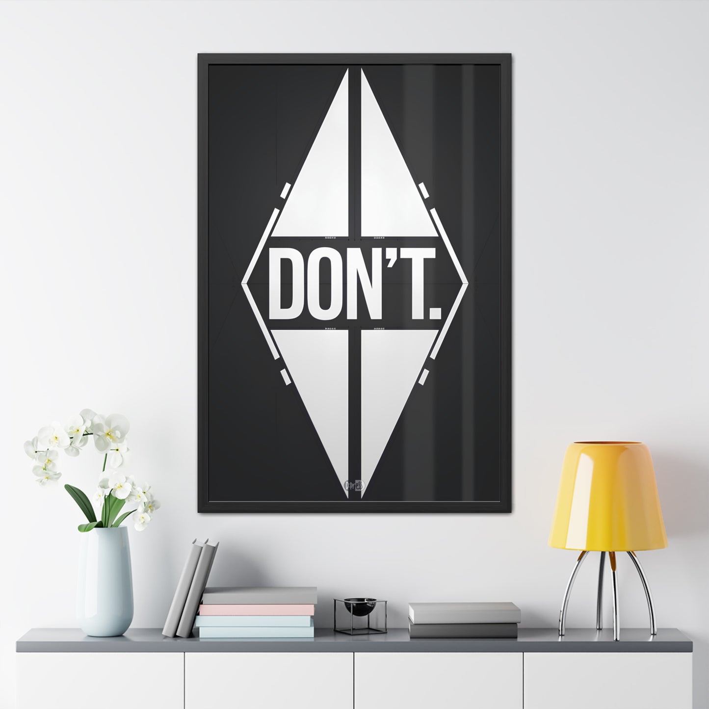 Don't - Diamond B&W