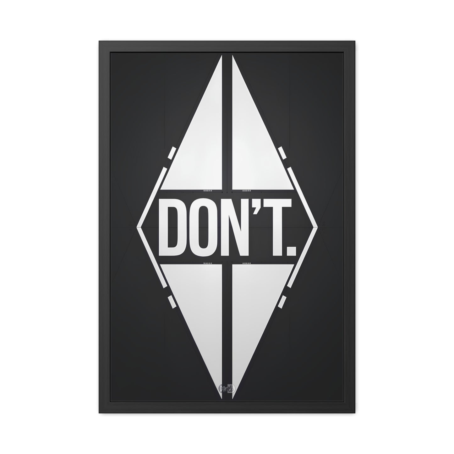 Don't - Diamond B&W