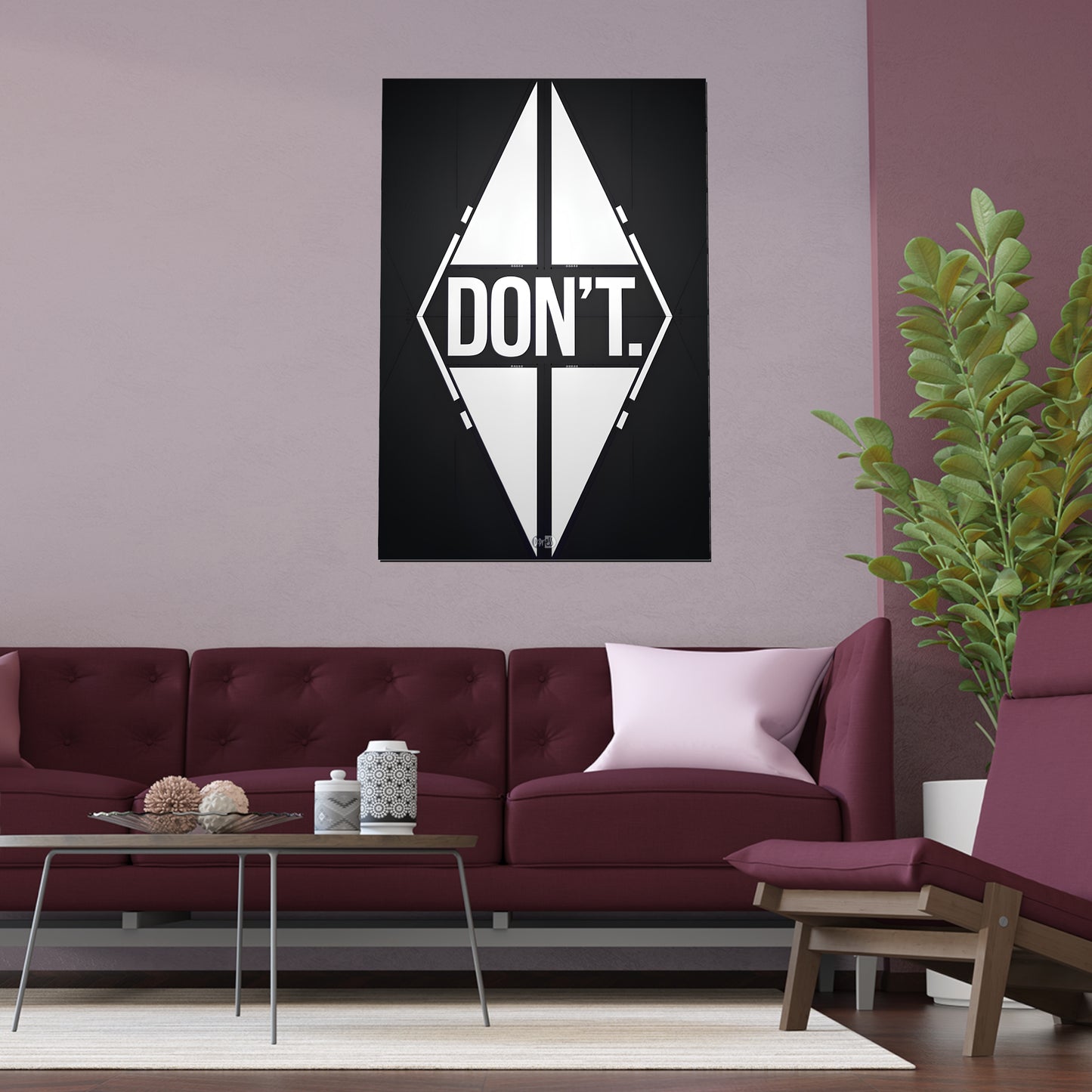 Don't - Diamond B&W