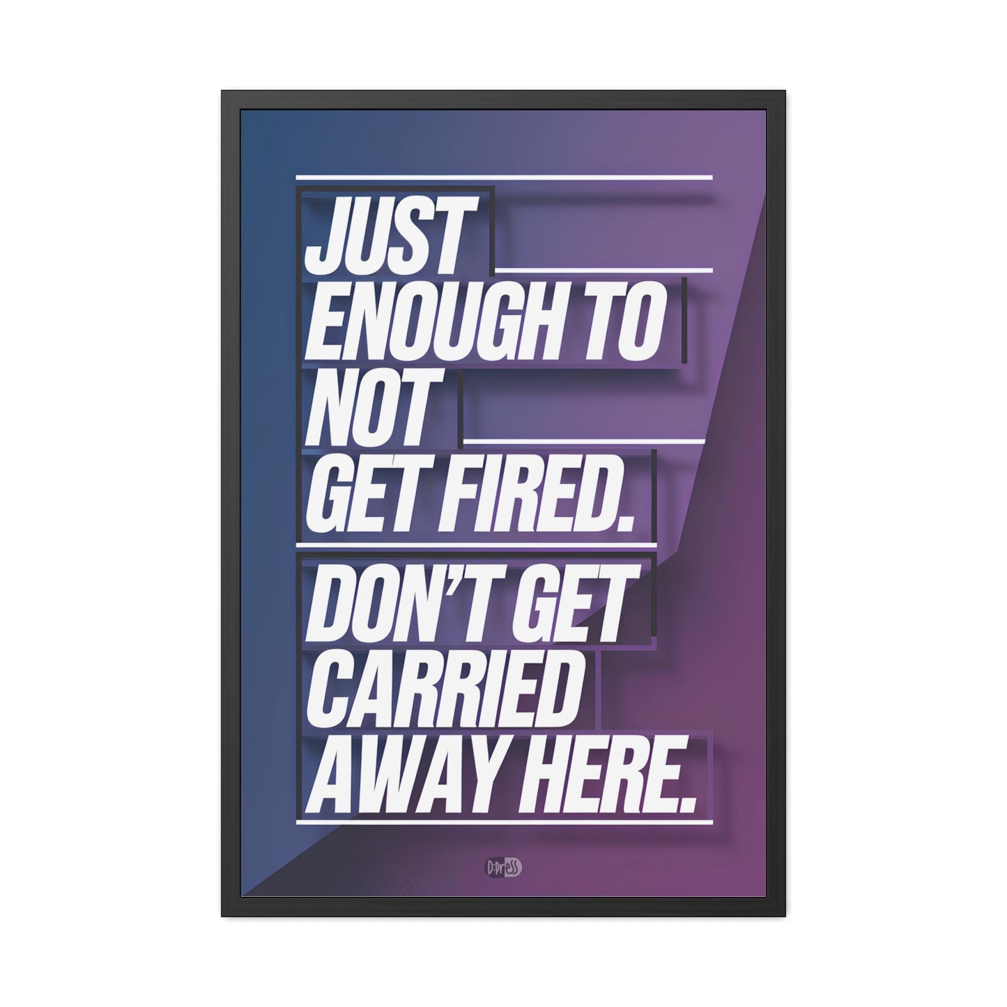 Just Enough - Poster