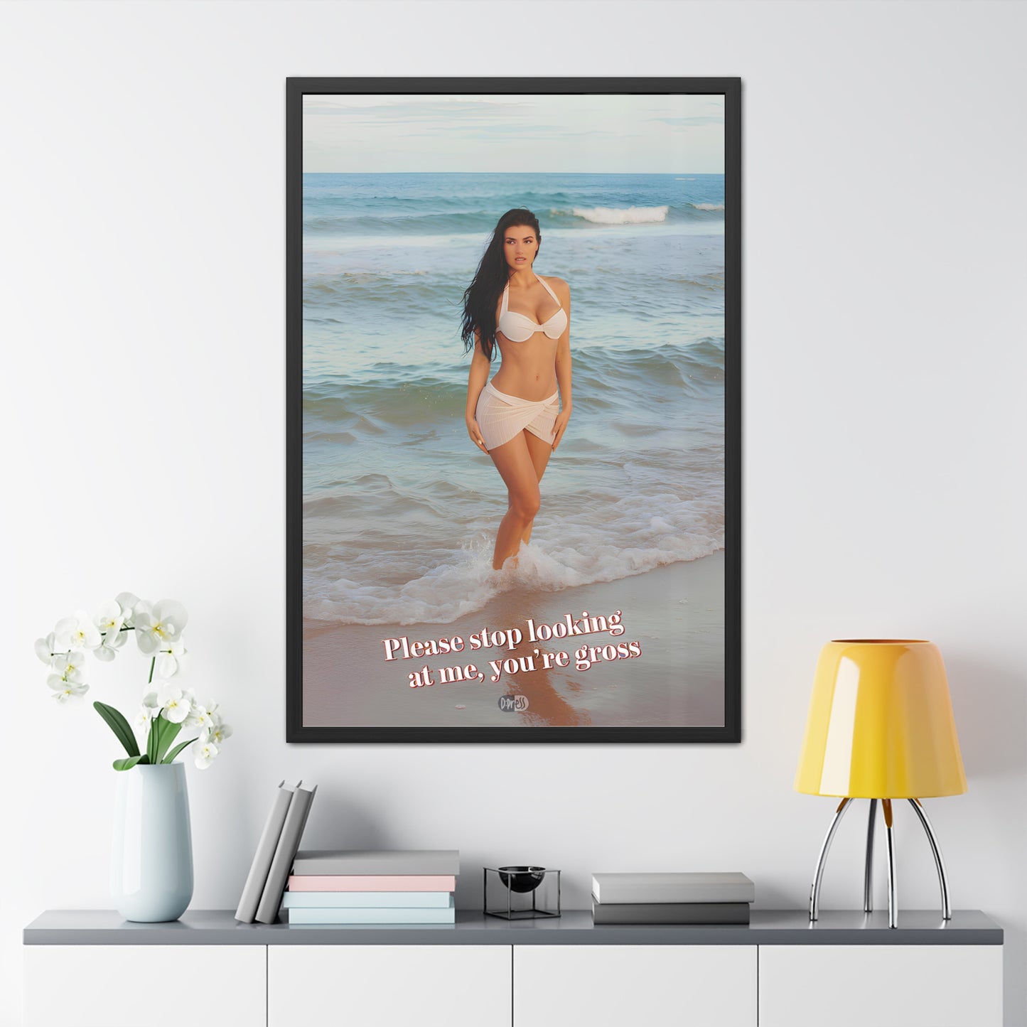 You're Gross - Woman on the Beach