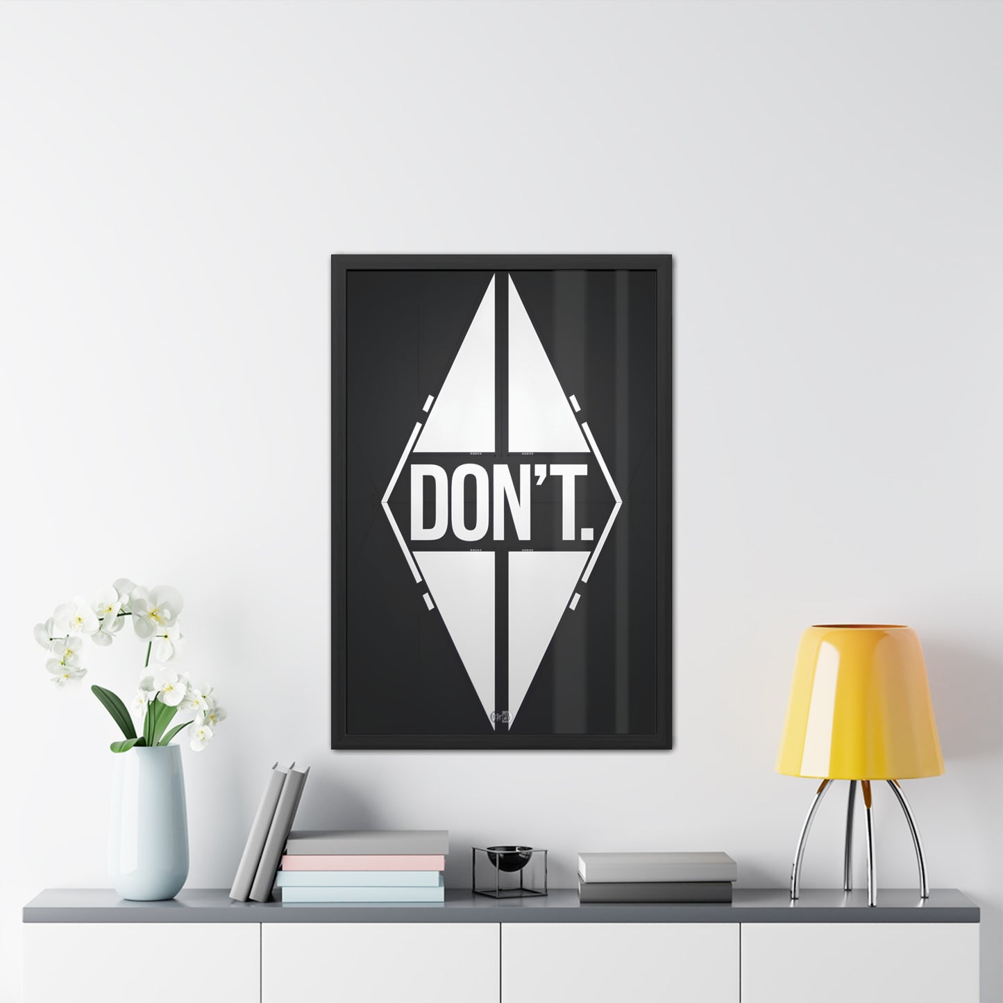 Don't - Diamond B&W